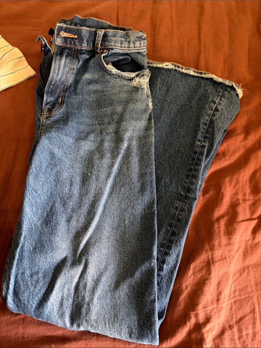 American Eagle Outfitters Relaxed Blue Denim Jeans